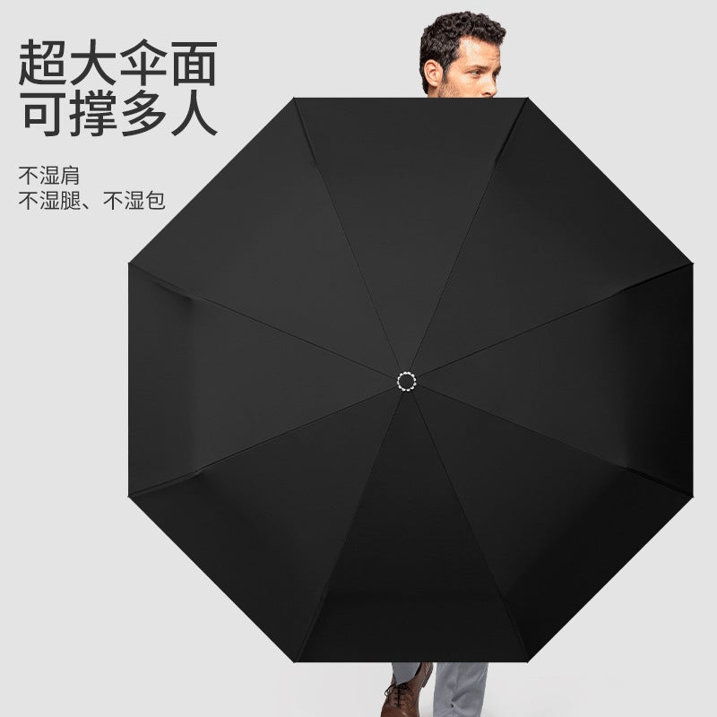 10-Rib Extra-Large Thick Double-Person Black Coating Sun Protection Uv Manual 70% Off Umbrella Dual-Use Umbrella Large Size - Image 4